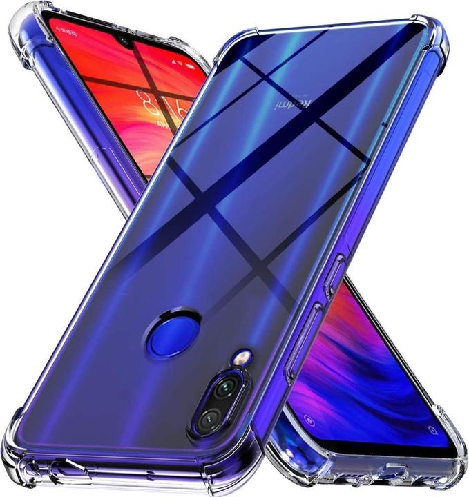 Actual product image Screenguard Xiaomi Redmi Note 7 Case Crystal Soft Airbag Bumper (Xiaomi Redmi Note 7)