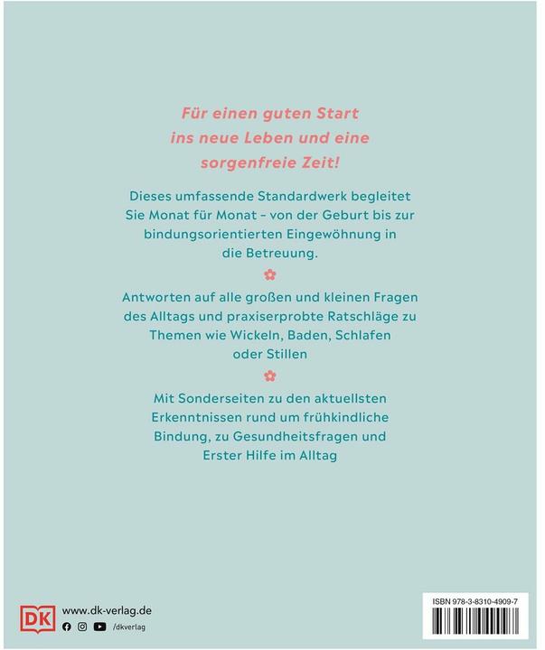 Produktbild Babys erstes Jahr Monat für Monat (Deutsch, Anke Wellner-Kempf, Jenny Hall, Fiona Wilcock, Karen Sullivan, Fabienne Becker-Stoll, 2024)