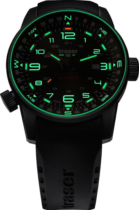 Actual product image Traser H3 110457 P68 Pathfinder Automatic 46mm 10ATM (Analogue wristwatch, 46 mm)
