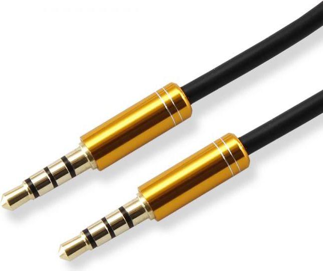 Image du produit Sbox AUX Cable 3.5mm to 3.5mm golden kiwi gold 3535-1.5G (1.50 m, Jack 3,5 mm (AUX))