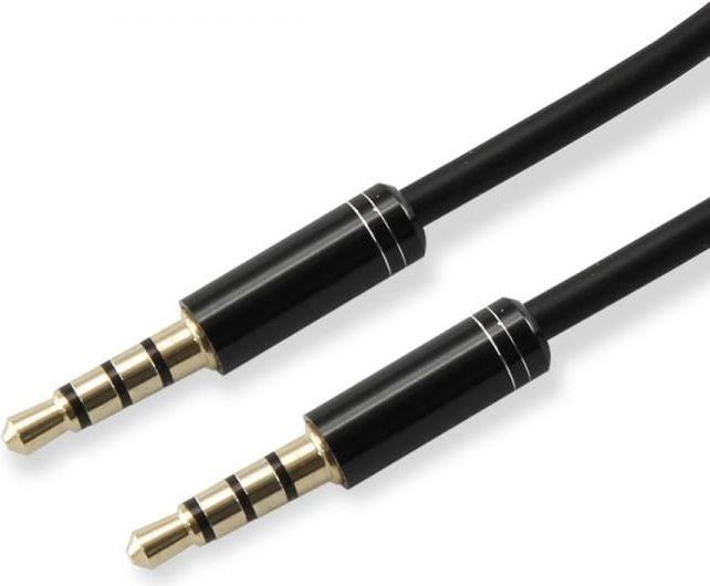 Produktbild Sbox AUX Cable 3.5mm to 3.5mm blackberry black 3535-1.5B (1.50 m)