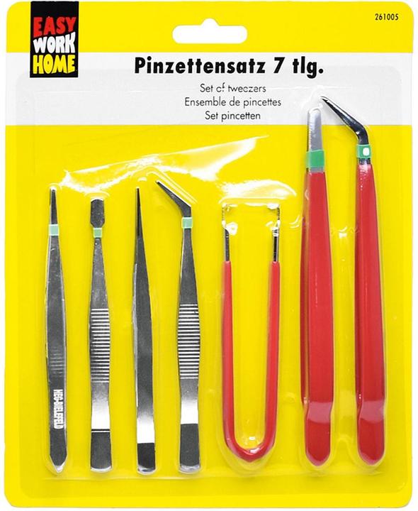 Actual product image Easy Work Set of tweezers