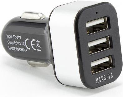 Produktbild Sbox Car Charger CC-331B 3.1A black/grey
