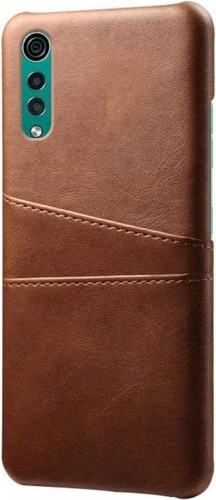 Actual product image Screenguard LG Velvet CardCaddy Leather Backcase with Card Pockets (LG Velvet)