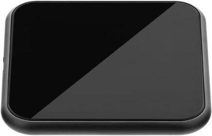 Tellur Pad di ricarica rapida wireless Qi Slim WCP04, 10W, certificato QI, vetro temperato nero (10 W)