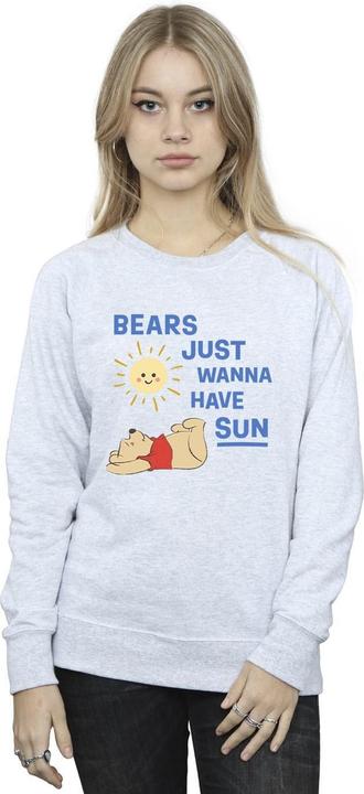 Image du produit Disney - Sweat WINNIE THE POOH BEARS JUST WANNA HAVE SUN - Femme (M)