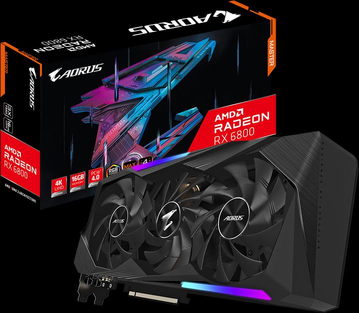 Produktbild Gigabyte Aorus Radeon RX 6800 Master 16G (16 GB)