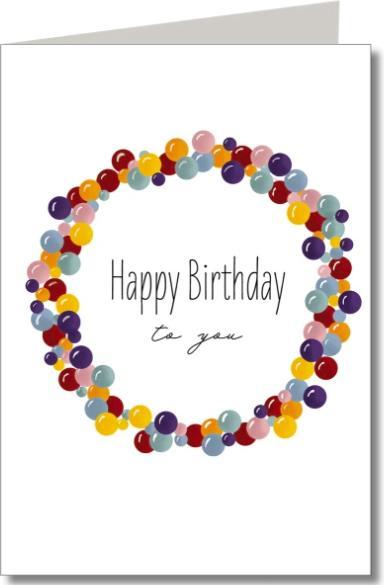 Produktbild Keitcards Geburtstagskarte Happy Birthday to you (1 Stk.)