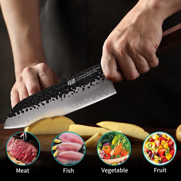 Immagine prodotto Findking Coltello Santoku, 7 pollici, serie Dynasty (18.40 cm)