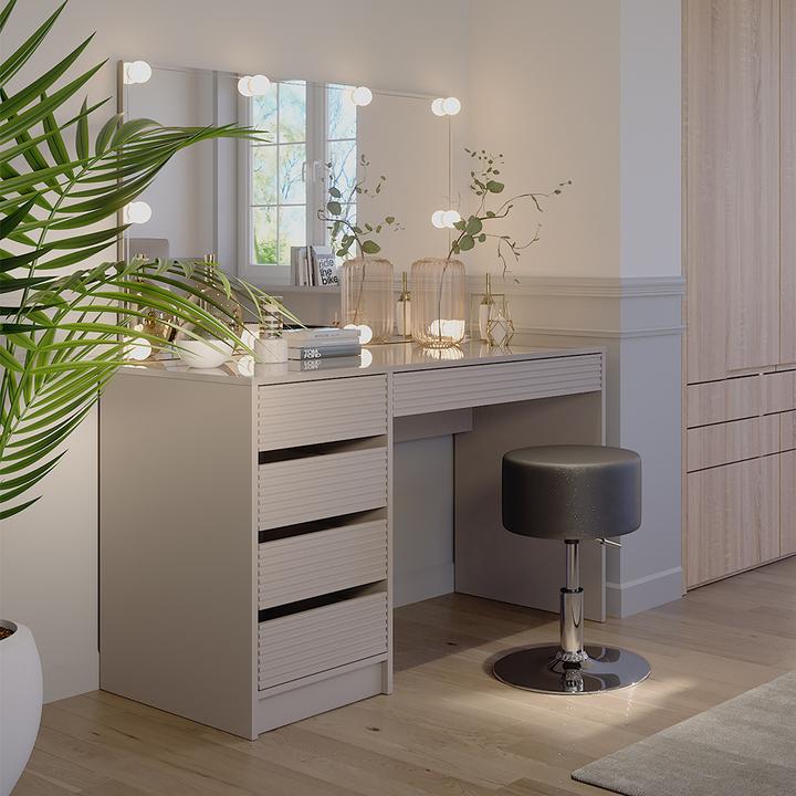 Produktbild Vicco Sherry mit Hocker und Beleuchtung (120 x 75 x 55 cm)