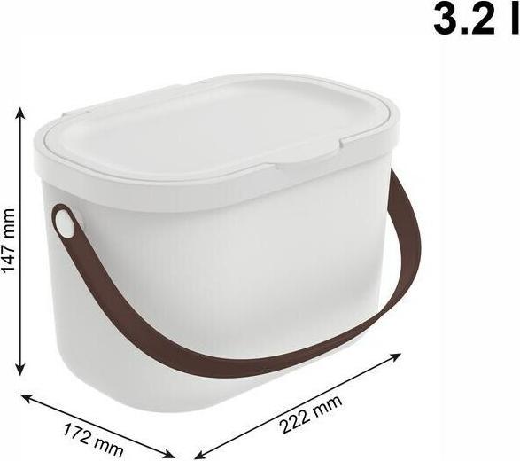 Actual product image Rotho Babydesign Wickeltisch-Organizer YUMA Mistletoe White