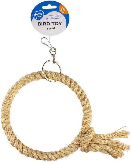Image du produit Duvoplus Corde à anneaux en sisal M, 50 x 30 x 5 cm