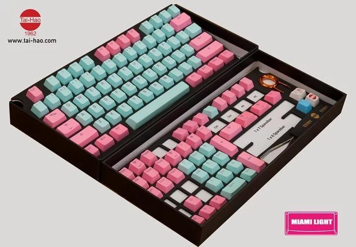 Actual product image Tai-Hao Miami Lights 116 Keys (ANSI) Set