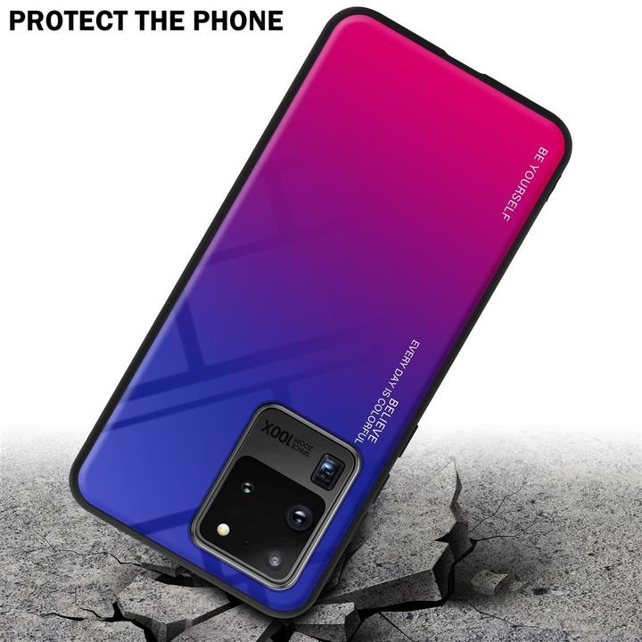 Produktbild Cadorabo TPU 2 Farben Glas Cover (Samsung Galaxy S20 Ultra)