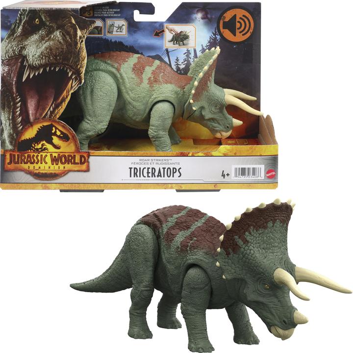 Actual product image Mattel GmbH JURASSIC WORLD figure Roar Roar Strikers assorted