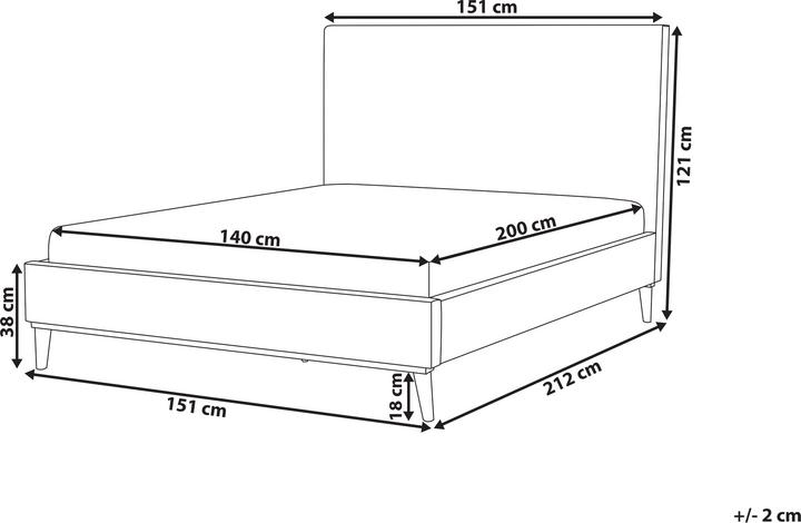 Actual product image Beliani Bayonne (140 x 200)