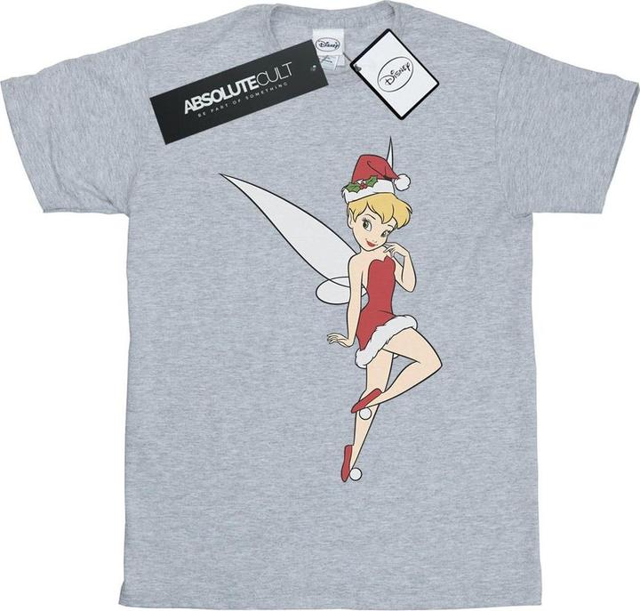 Actual product image Disney Mens Tinker Bell Christmas T-Shirt (3XL)