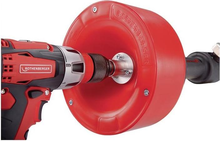 Produktbild Rothenberger Elektrorohrreinigungsgerät ROSPIMATIC CL Gr Spirallänge 7,5 m Spiralen-Ø 8 mm (1 Stk.)