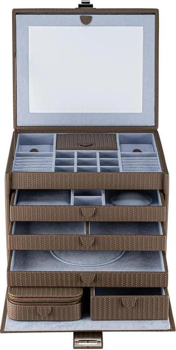 Image du produit Windrose 803955.02 - Boîte à bijoux XL avec étui de voyage Corbello mocca