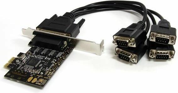 StarTech 4 Port Serial RS232 PCI Express Interface Card