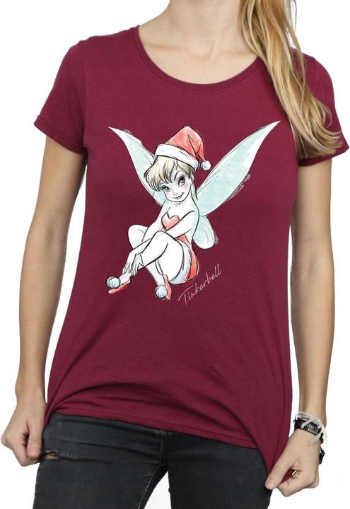 Immagine prodotto Disney Tinkerbell Christmas Fairy Maglietta Donna (L)