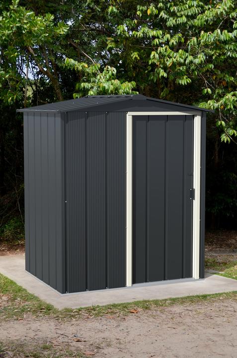Actual product image Tepro Eco 5x4 shed, anthracite/white