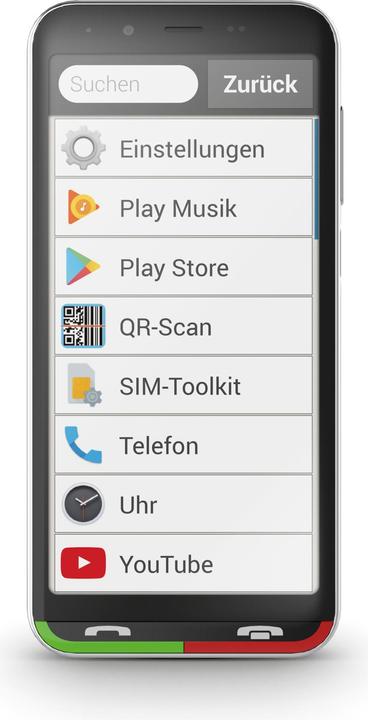 Produktbild Emporia Super Easy (32 GB, Schwarz, 4.95", Single SIM, 13 Mpx, 4G)