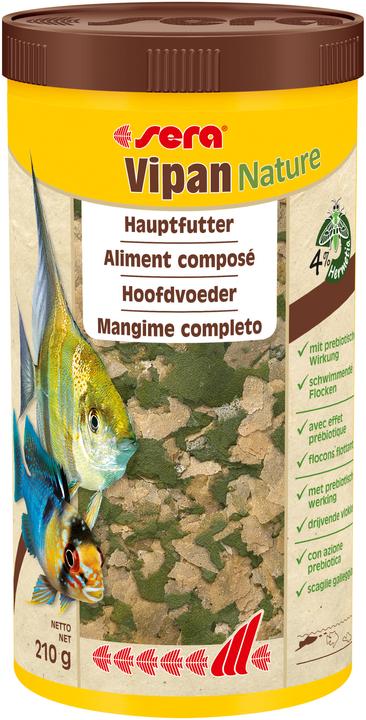 Produktbild Sera Hauptfutter Vipan Nature 1000 ml (Zierfische, 1000 ml)