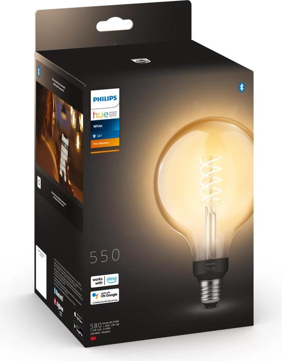 Produktbild Philips Hue Giant BT (E27, 7 W, 550 lm, 1 x, G)
