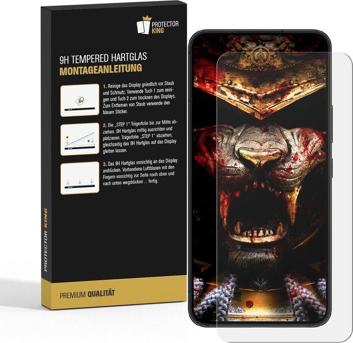 Produktbild Protectorking 1x echtes Tempered 9H Panzerhartglas 3D KLAR (1 Stück, Samsung Galaxy A54 5G)