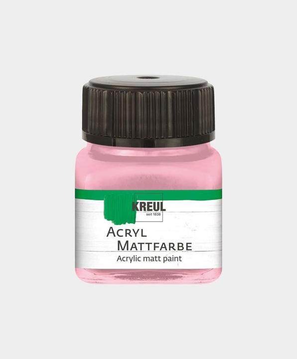 Produktbild Kreul Acryl Mattfarbe, 20 ml (Pastellrosa, 20 ml)
