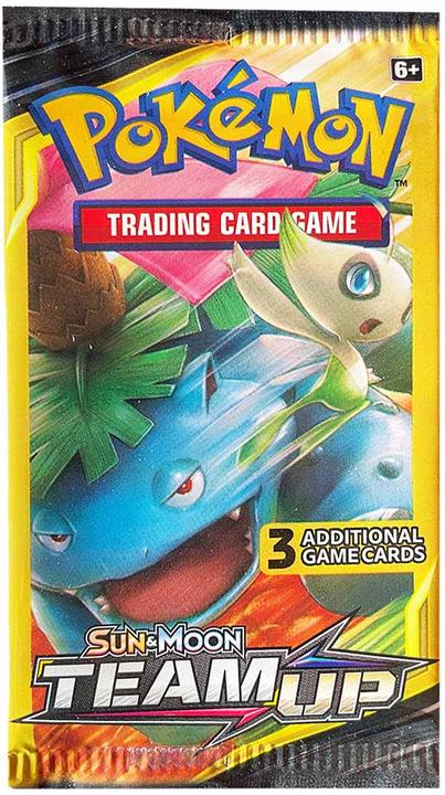 Immagine prodotto Pokémon Sun & Moon Team UP Booster (1 Packung mit 3 Karten) (Inglese, Pacchetto Booster)