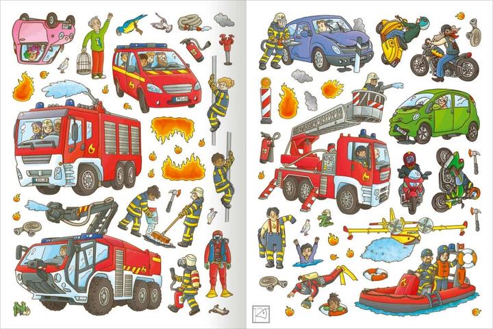 Actual product image My Police and Fire Brigade Sticker Book