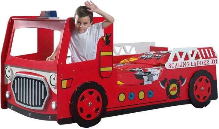 Vipack Autobett Feuerwehr (90 x 200 cm)