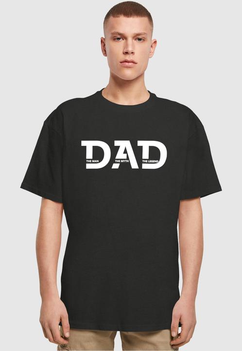 Immagine prodotto Merchcode Festa del papà - T-shirt oversize pesante "L'uomo, il mito, la leggenda" - 116589 (3XL)