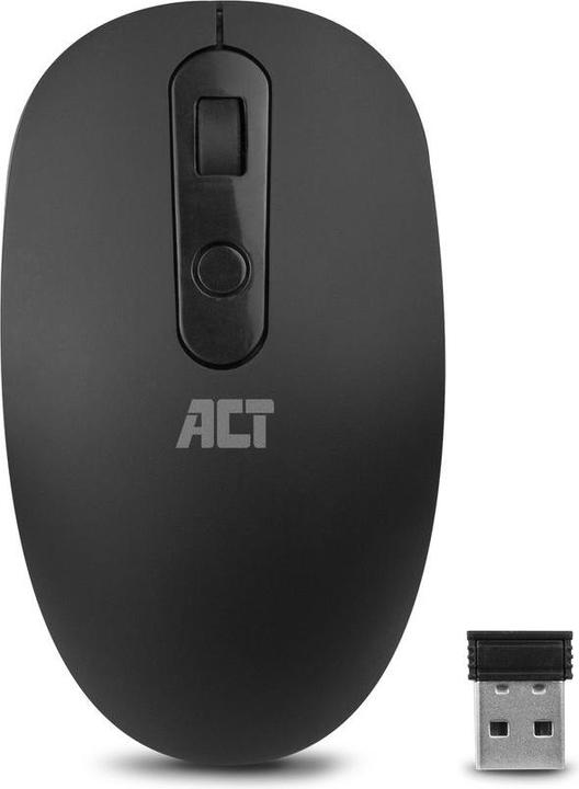 Produktbild Wireless Mouse, USB nano receiver, 1200 dpi, black (Kabellos)