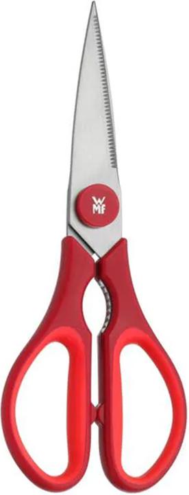 WMF Küchenschere Haushaltsschere Allzweckschere 21cm Touch Sägeschliff rot (2100 cm)