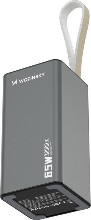 Produktbild Wozinsky Powerbank K65+ 65W 30000mAh 2x USB-C, 1x USB-A 65W - black (30000 mAh, 65 W, 65 Wh)