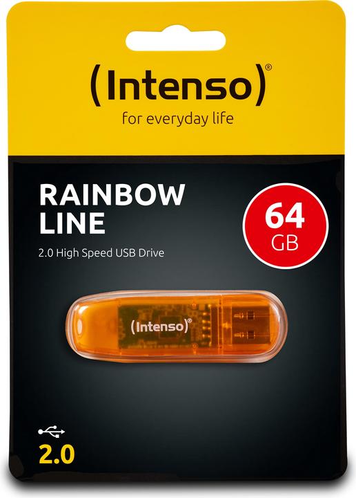 Immagine prodotto Intenso Linea Arcobaleno (64 GB, USB-A)