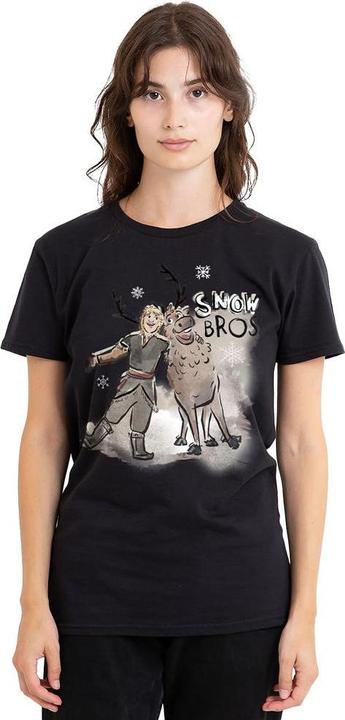 Actual product image Disney Frozen Unisex Adult Snow Bros Kristoff Sven T-Shirt (L)
