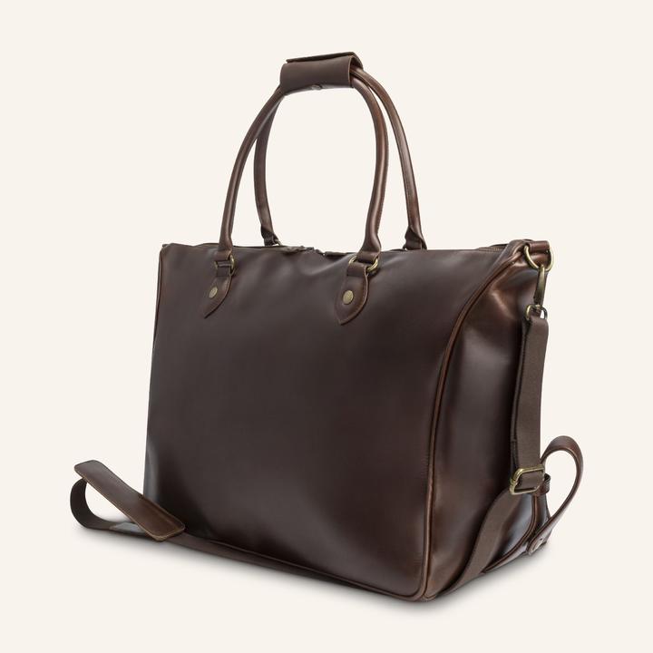 Actual product image Buckle & Seam Leather Weekender Linwood Brown / (37 l, Hand luggage (up to 50 litres))