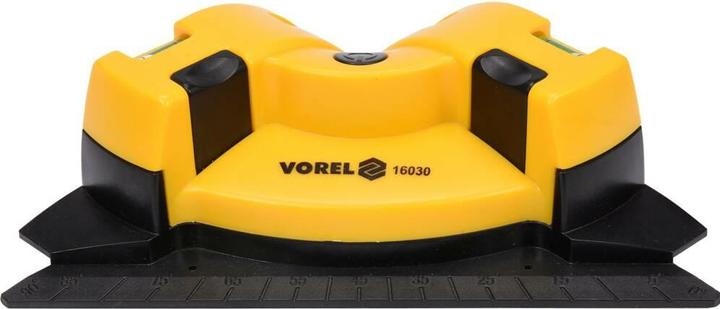 Image du produit Vorel Laser à angle pour carrelage 90° avec 2 ventouses et niveau à bulle