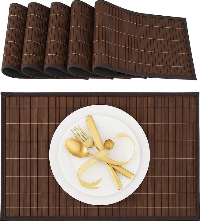 Image du produit Relaxdays Set de table 6pcs. (6 pcs, 45 x 30 x 0.3 cm)