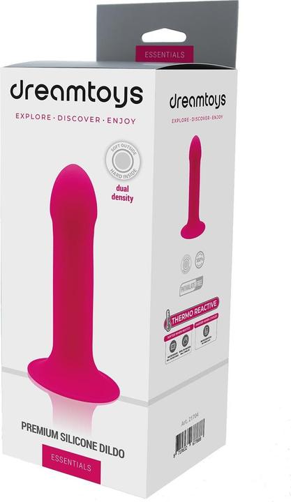 Actual product image Dream Toys Solid Love Premium Dildo 7inch Pink