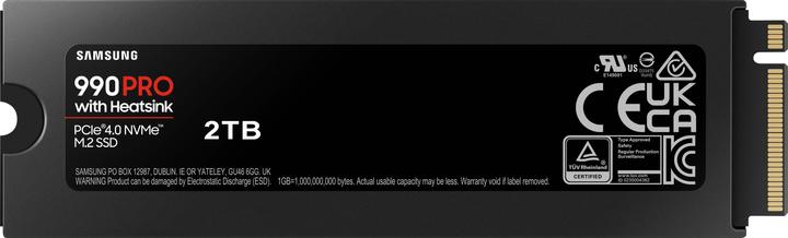 Image du produit Samsung 990 Pro with Heatsink (2000 Go, M.2 2280)