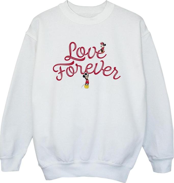 Disney Mickey Mouse Love Forever Sweatshirt Jungen