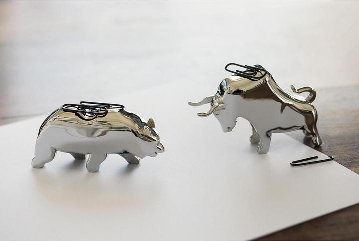Produktbild Philippi Bull & Bear Büroklammerhalter, 2 tlg (2 x)