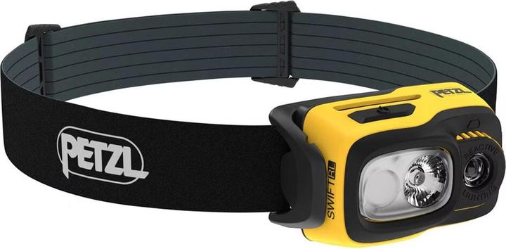 Image du produit Petzl E810AB00 SWIFT RL Lampe frontale, noir/jaune (1100 lm)