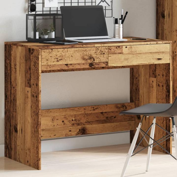 Image du produit VidaXL Schreibtisch Bürotisch Computertisch Arbeitstisch Tisch Altholz-Optik