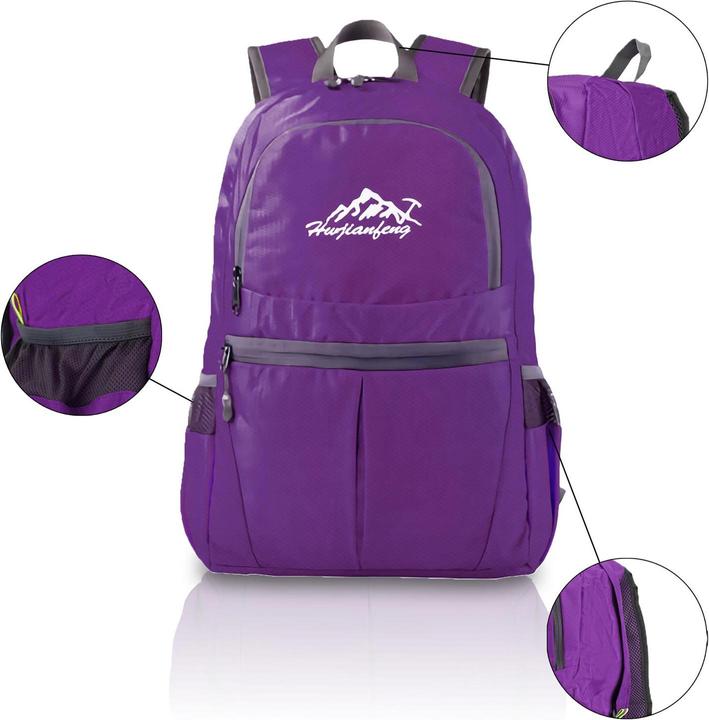 Image du produit Intirilife Sac à dos pliable violet (36 l)